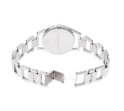 Calvin Klein Dainty Silver Dial Silver Steel Strap Watch for Women - K7L23146