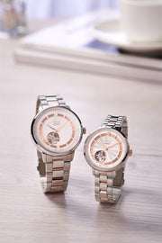 Michael Kors Madelyn Silver Dial Two Tone Steel Strap Watch for Women - MK6288