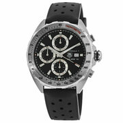 Tag Heuer Formula 1 Calibre 16 Black Dial Black Leather Strap Watch for Men - CAZ2010.FT8024