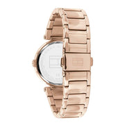 Tommy Hilfiger Lynn Quartz Rose Gold Dial Rose Gold Steel Strap Watch For Women - 1782237