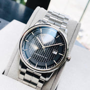 Tissot Luxury Powermatic 80 Black Dial Silver Steel Strap Watch for Men - T086.407.11.201.02