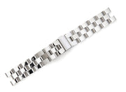 Marc Jacobs Henry Transparent Silver Dial Silver Steel Strap Watch for Women - MBM3205
