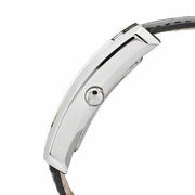 Emporio Armani Black Dial Black Leather Strap Watch For Men - AR0143