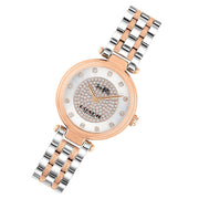 Coach Park Silver Dial Two Tone Steel Strap Watch for Women - 14503642