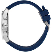 Hugo Boss Professional Chronograph Blue Dial Blue Silicone Strap Watch for Men - 1513526
