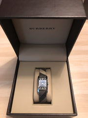 Burberry The Pioneer Black Dial Leather Strap Watch for Women - BU9505