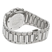 Salvatore Ferragamo Sapphire Chrono Green Dial Silver Steel Strap Watch for Men - SFME00421
