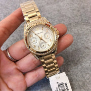 Michael Kors Blair Gold Dial Gold Steel Strap Watch for Women - MK5639