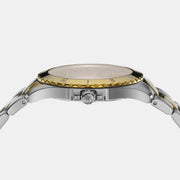 Michael Kors Everest Three Hand Silver Dial Two Tone Steel Strap Watch For Men - MK9141