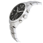 Tissot T Classic Chrono XL Black Dial Silver Steel Strap Watch For Men - T116.617.11.057.01