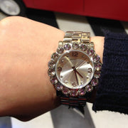 Marc Jacobs Amy Silver Dial Silver Steel Strap Watch for Women - MBM3222