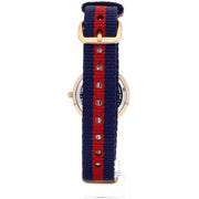 Daniel Wellington Classy Oxford White Dial Two Tone Nylon Strap Watch For Women - DW00100064