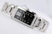 Maurice Lacroix Fiaba Black Dial Silver Steel Strap Watch for Women - FA2164-SS002-350