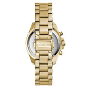 Michael Kors Lexington Quartz Gold Dial Gold Steel Strap Watch For Women - MK6267