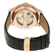 Tissot Le Locle Powermatic 80 Black Dial Black Leather Strap Watch For Men - T006.407.36.053.00