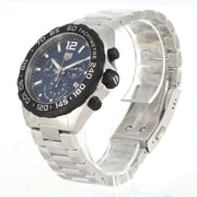 Tag Heuer Formula 1 Chronograph Blue Dial Silver Steel Strap Watch for Men - CAZ101AV.BA0842