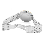 Michael Kors Darci Rose Gold Dial Silver Steel Strap Watch for Women - MK3446