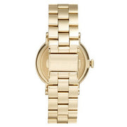 Marc Jacobs Baker Brown Dial Gold Steel Strap Watch for Women - MBM8631
