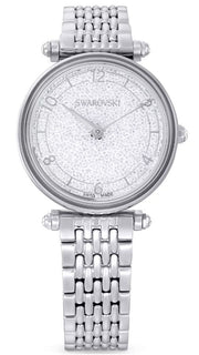 Swarovski Crystalline Wonder Silver Dial Silver Steel Strap Watch for Women - 5656929