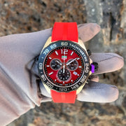 Tag Heuer Formula 1 Red Dial Watch for Men - CAZ101AN.FT8055