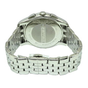 Emporio Armani Velente Chronograph Quartz Silver Dial Silver Steel Strap Watch For Men - AR1702