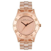 Marc Jacobs Blade Rose Gold Dial Rose Gold Steel Strap Watch for Women - MBM3127