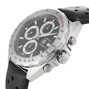 Tag Heuer Formula 1 Calibre 16 Black Dial Black Leather Strap Watch for Men - CAZ2010.FT8024