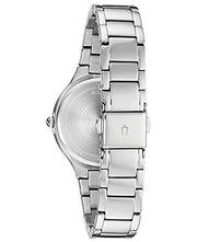 Bulova Crystal Collection Mother of Pearl Dial Silver Steel Strap Watch for Women - 96L263