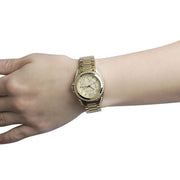 Michael Kors Blair Gold Dial Gold Steel Strap Watch for Women - MK5639