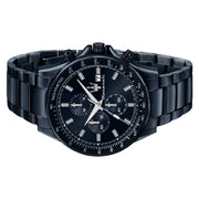 Maserati SFIDA Chronograph Blue Dial Blue Steel Strap Watch For Men - R8873640023