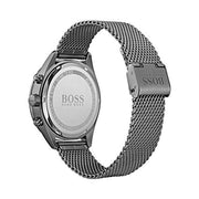 Hugo Boss Talent Chronograph Gunmetal Grey Dial Grey Mesh Bracelet Watch for Men - 1513637