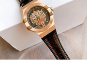 Maserati Potenza Skeleton Limited Edition Dial Black Strap Watch For Men - R8821108026