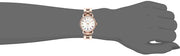 Marc Jacobs Baker Dexter White Dial Rose Gold Steel Strap Watch for Women - MBM3443