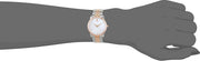 Movado Museum Classic Mother of Pearl White Dial Two Tone Steel Strap Watch for Women - 0607077