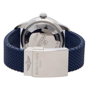Breitling Superocean Heritage II B20 44mm Blue Dial Blue Rubber Strap Mens Watch - AB2030161C1S1