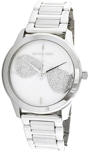 Michael Kors Harman Analog Silver Dial Silver Steel Strap Watch For Women - MK3672