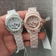 Coach Preston White Dial White Steel Strap Watch for Women - 14503464