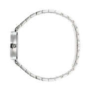 Gucci G Interlocking Silver Dial Silver Steel Strap Watch For Women - YA133503