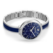 Swarovski Crystalline Delight Analog Blue Dial Two Tone Steel Strap Watch for Women - 5580533
