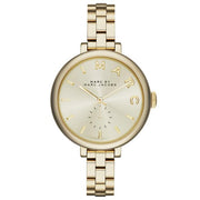 Marc Jacobs Sally Champagne Gold Dial Gold Steel Strap Watch for Women - MBM3363