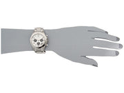 Marc Jacobs Marc Chronograph Silver Dial Silver Steel Strap Watch for Men - MBM3155