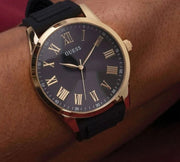 Guess Richmond Blue Dial Blue Mesh Bracelet Watch for Men - W1263G4