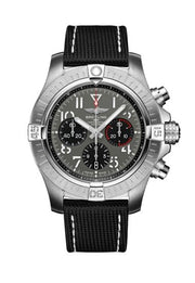 Breitling Avenger B01 Chronograph 45 Anthracite Dial Black Nylon Strap Watch for Men - AB01821A1B1X1