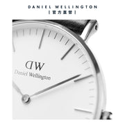 Daniel Wellington Classic Reading White Dial Black Leather Strap Watch For Men - DW00100028