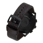 Emporio Armani Paolo Chronograph Black Dial Brown Leather Strap Watch For Men - AR11549