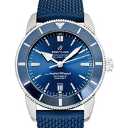 Breitling Superocean Heritage B20 Automatic 46 Blue Dial Blue Mesh Bracelet Watch for Men - AB2020161C1S1