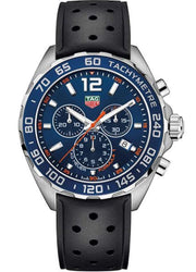 Tag Heuer Formula 1 Blue Dial Black Rubber Strap Watch for Men - CAZ1014.FT8024
