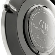 Daniel Wellington Classic Sheffield White Dial Black Leather Strap Watch For Women - DW00100053