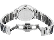 Daniel Wellington Iconic Link White Dial Silver Steel Strap Watch For Women - DW00100205