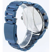 Diesel Daddy 2.0 Chronograph Grey Dial Blue Steel Strap Watch For Men - DZ7414